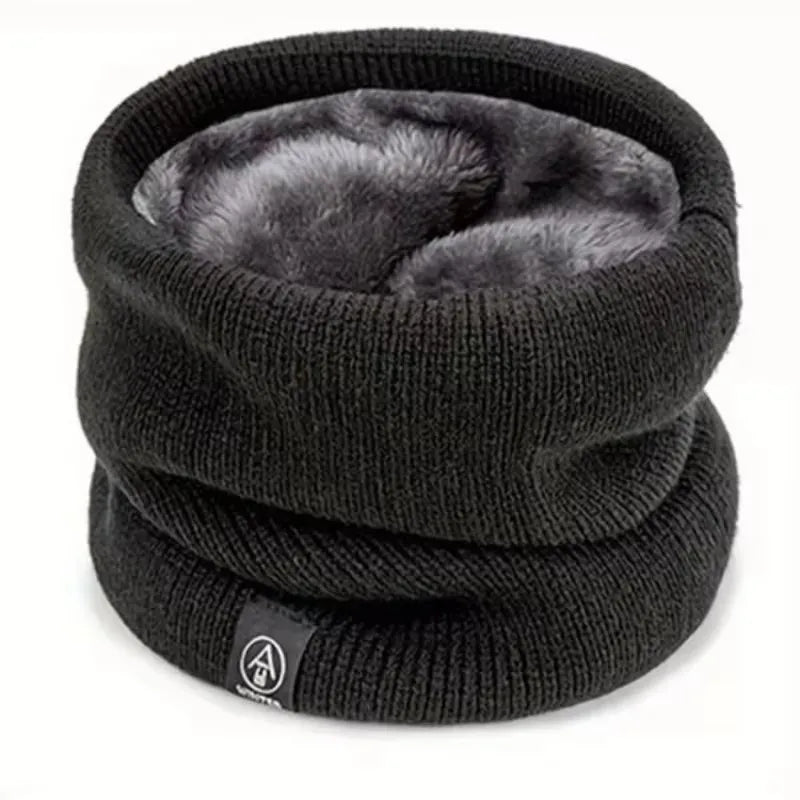 Gestrickter Nackenwärmer Sportschal für Damen & Herren – Dicker Thermo-Winter-Schlauchschal & Gesichtsschutz für Laufen, Skifahren, Wandern & Kälte