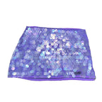 Nayelle | Sequin Mini Skirt for Women - Glitter Sparkling High Waist Regular Elegant Fit-Women's Skirt-Purple-S-Camoufit