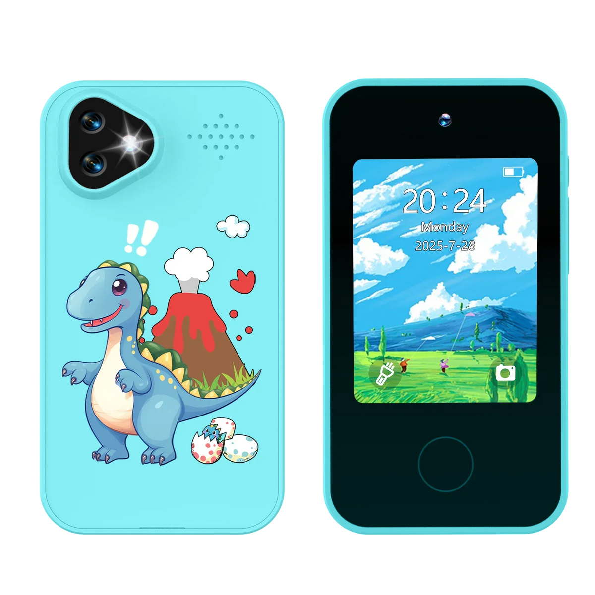 Kids Smartphone Toy with Dual Camera - 1080P HD Video & MP3 Music Player with Games