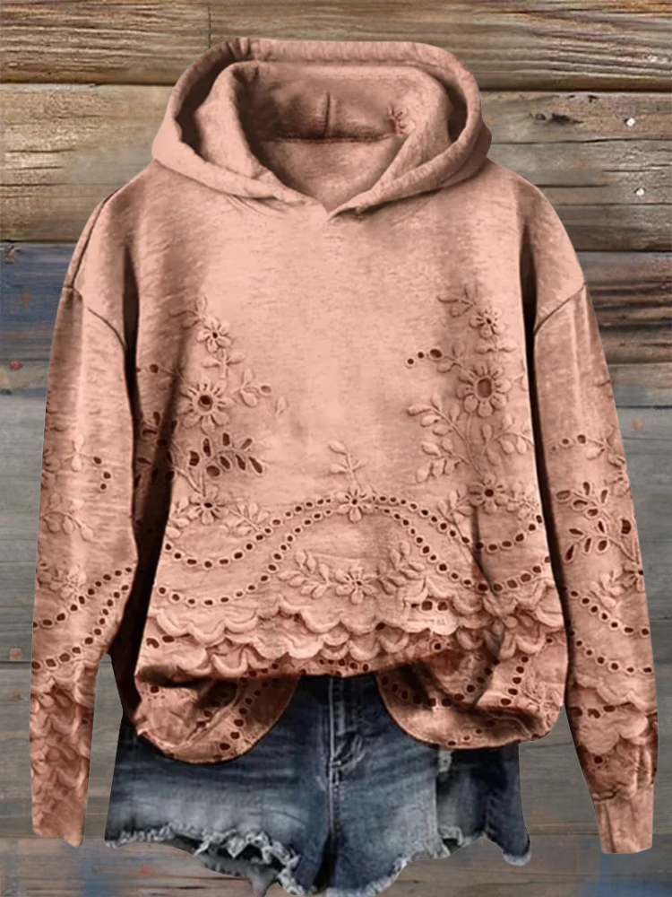 Flōre | Women’s Hoodies | Floral Embroidery