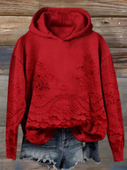 Flōre | Women’s Hoodies | Floral Embroidery