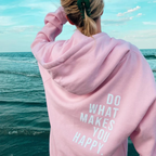 Zayelle | Oversized Hoodie for Women - Printed Cosy Relaxed Fit-Women's Hoodie-Light Pink - White-XS-Camoufit