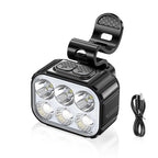 Pro LED Bike Lights Set – Rechargeable Front & Rear Bicycle Lights, 500 Lumen, 8 Modes, USB-C