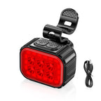 Pro LED Bike Lights Set – Rechargeable Front & Rear Bicycle Lights, 500 Lumen, 8 Modes, USB-C