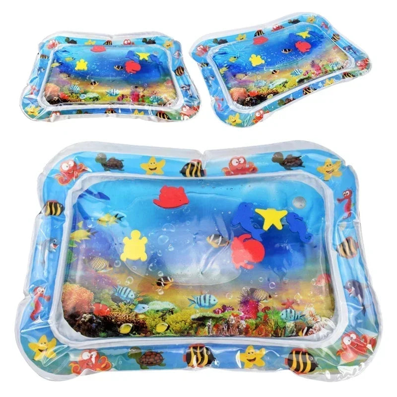 Baby Inflatable Tummy Time Water Mat - Sensory Play Pad & Development Activity Toy for Infants