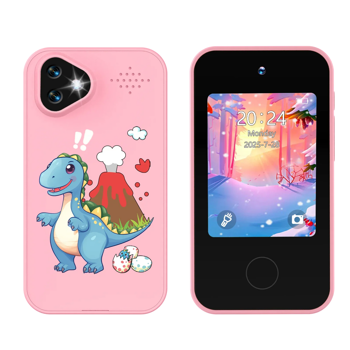 Kids Smartphone Toy with Dual Camera - 1080P HD Video & MP3 Music Player with Games