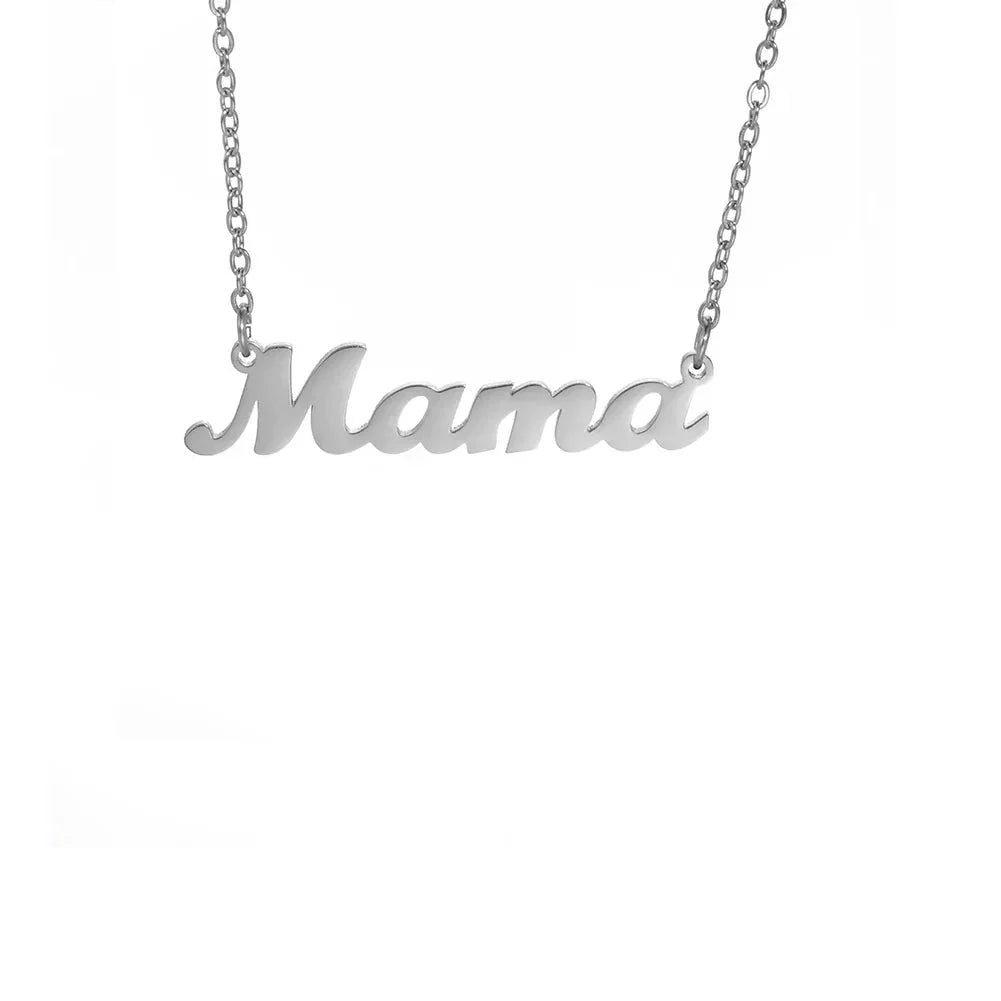 Amore | Mama Letter Pendant Necklace for Women