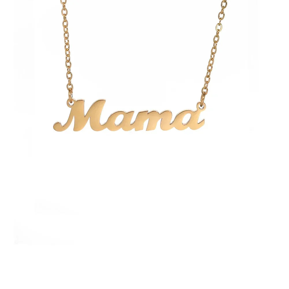 Amore | Mama Letter Pendant Necklace for Women