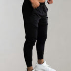 Men's Slim Fit Joggers – Breathable Stretch Active Fit-men's sweatpants-Black-M-