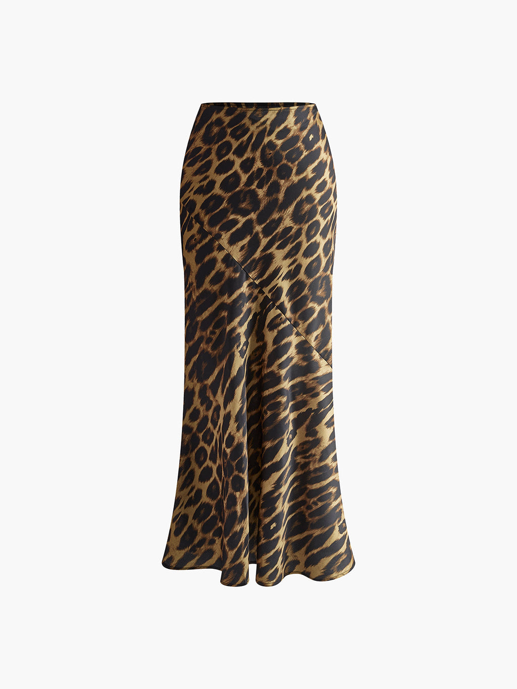 Auraya | Leopard Print Maxi Skirt for Women - Slim Fit Low Rise Bold Flattering Elegant Fit-Women's Skirt-Leopard-XS-Camoufit