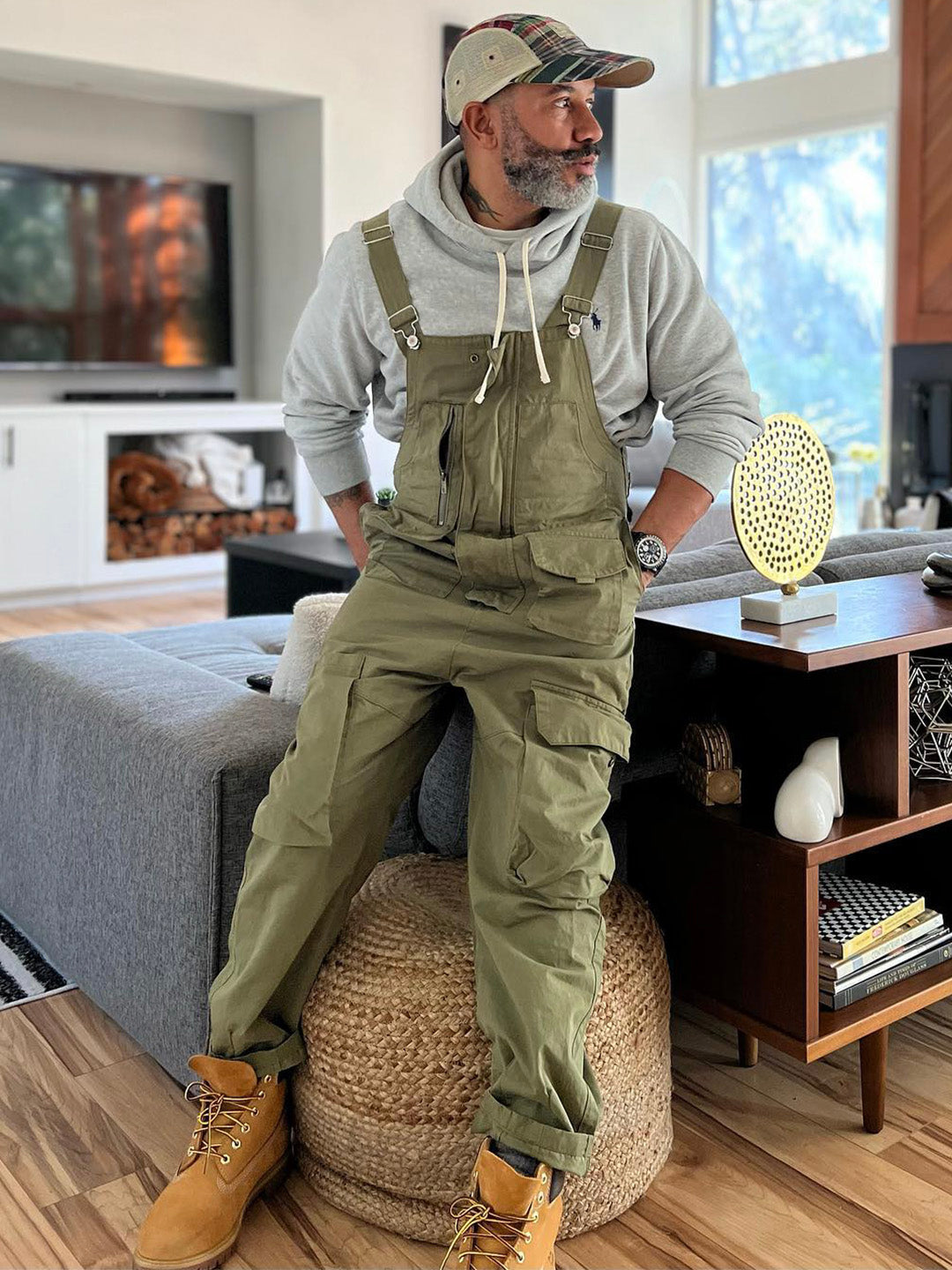 Sloppy Overalls with 10 Functional Pockets-Jumpsuits & Overalls-Camoufit