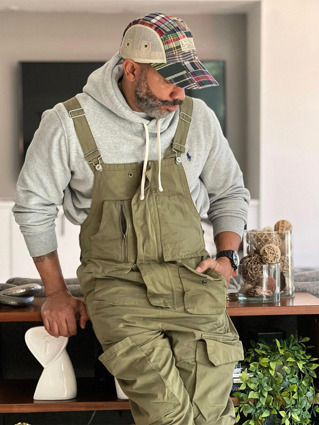 Sloppy Overalls with 10 Functional Pockets-Jumpsuits & Overalls-Camoufit