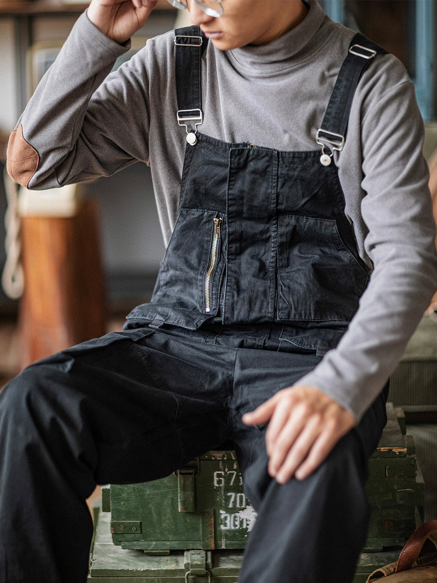 Sloppy Overalls with 10 Functional Pockets-Jumpsuits & Overalls-Camoufit
