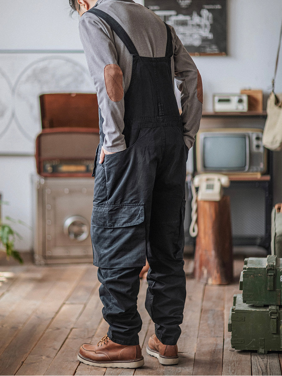 Sloppy Overalls with 10 Functional Pockets-Jumpsuits & Overalls-Camoufit