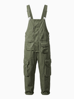 Sloppy Overalls with 10 Functional Pockets-Overalls-CAMOUFIT-Olive-S-Camoufit