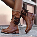 Solis | Women's Ankle Boots Low Heel - Comfortable Booties