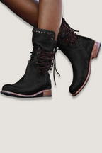 Solis | Women's Ankle Boots Low Heel - Comfortable Booties