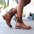 Solis | Women's Ankle Boots Low Heel - Comfortable Booties