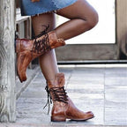 Solis | Women's Ankle Boots Low Heel - Comfortable Booties