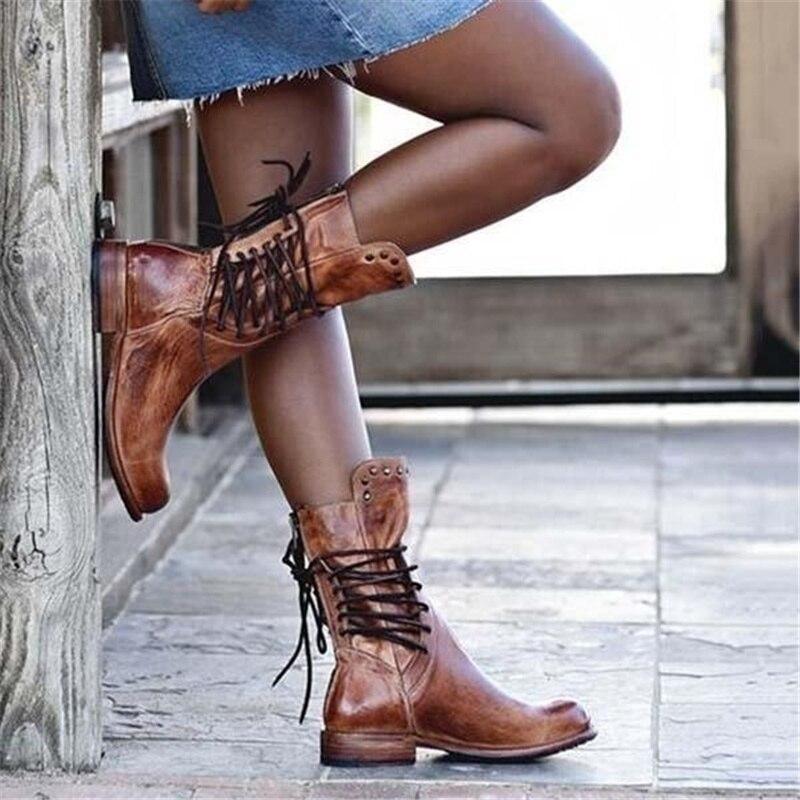 Solis | Women's Ankle Boots Low Heel - Comfortable Booties