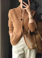 Amore | Women's Luxurious Cosy Cardigan Camel
