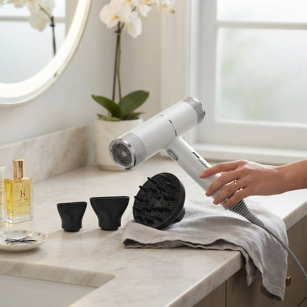 SwiftDry | Magnetic Hair Dryer for Effortless Styling