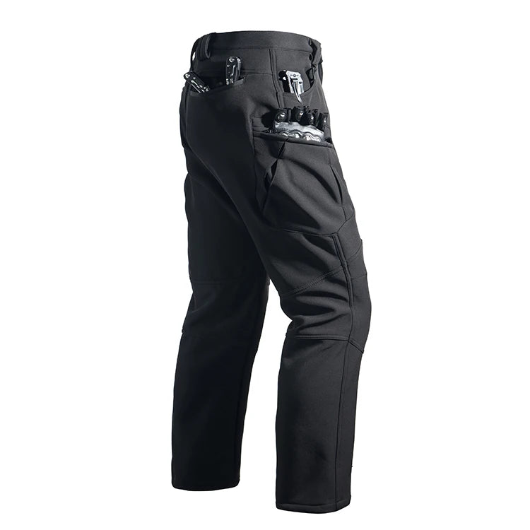 Men's Tactical Cargo Pants Waterproof Hiking Outdoor Trousers-Tactical Cargo Pants-CAMOUFIT-Black-S-Camoufit
