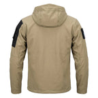 Varon | 5 in 1 Tactical Jacket for Men - Softshell Waterproof All Terrain Slim Regular Fit-Tactical Jackets-Black-S-Camoufit