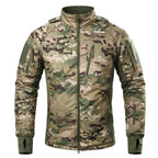 Auren | Windbreaker Tactical Jacket for Men - Packable Waterproof Detachable Hood Slim Fit-Tactical Jackets-Camo-S-Camoufit