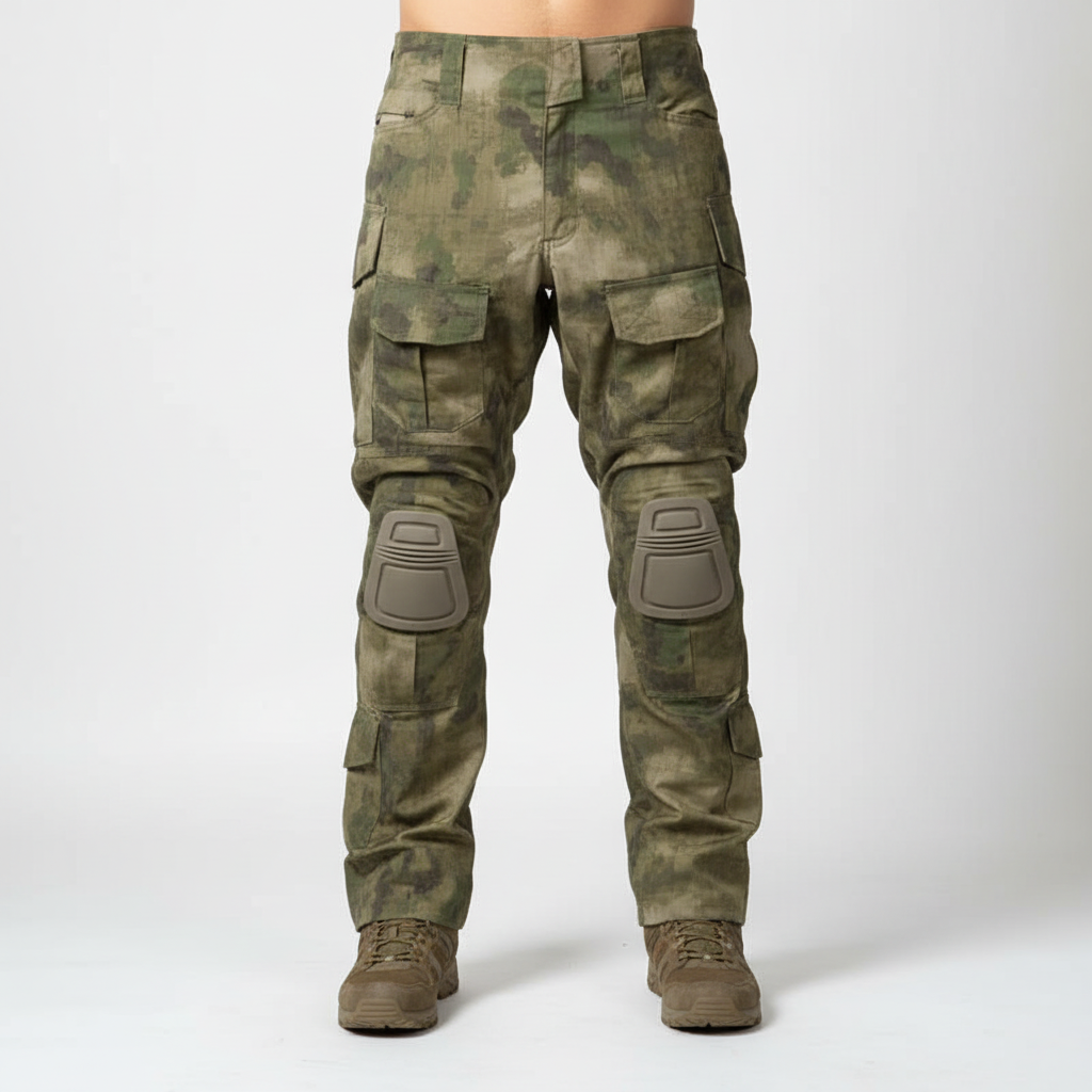Luis Tactical Cargo Trousers – Multi-Pocket Outdoor Utility Fit-Tactical Cargo Pants-Light Green-S-Camoufit