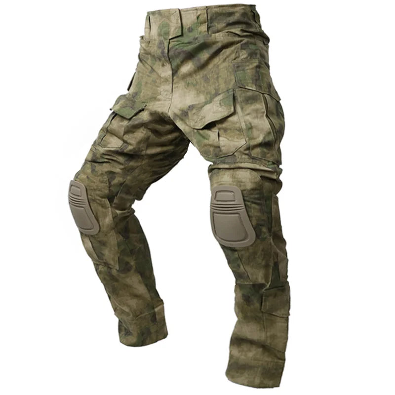 Luis Tactical Cargo Trousers – Multi-Pocket Outdoor Utility Fit-Tactical Cargo Pants-Light Green-S-Camoufit