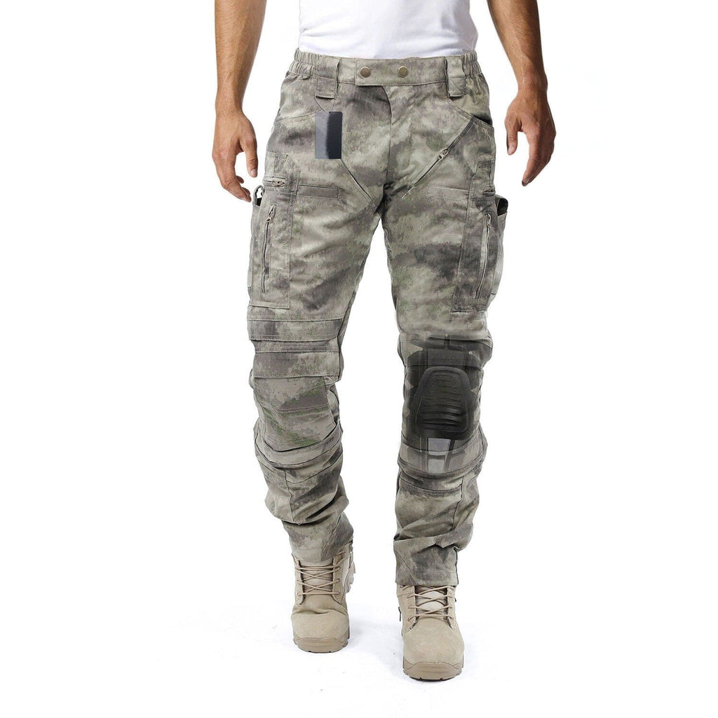 Luis Tactical Cargo Trousers – Multi-Pocket Outdoor Utility Fit-Tactical Cargo Pants-Light Green-S-Camoufit