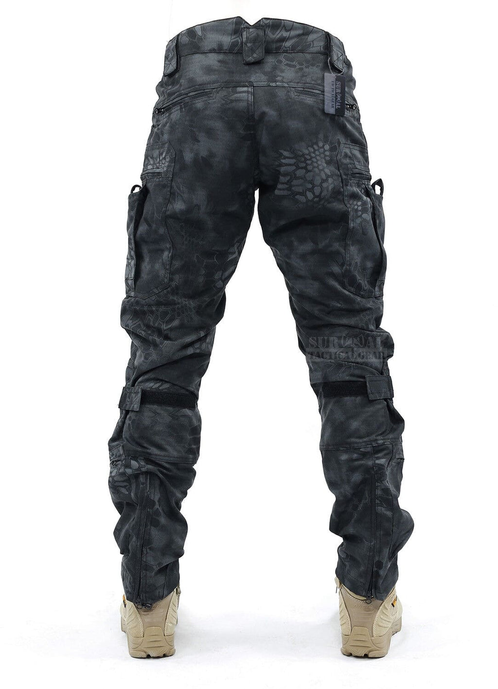 Luis Tactical Cargo Trousers – Multi-Pocket Outdoor Utility Fit-Tactical Cargo Pants-Light Green-S-Camoufit