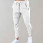 Men's Slim Fit Jogging Pants – Breathable Stretch Comfort Fit-men's sweatpants-White-M-