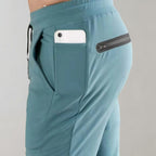 Men's Slim Fit Jogging Pants – Breathable Stretch Comfort Fit-men's sweatpants-Black-M-
