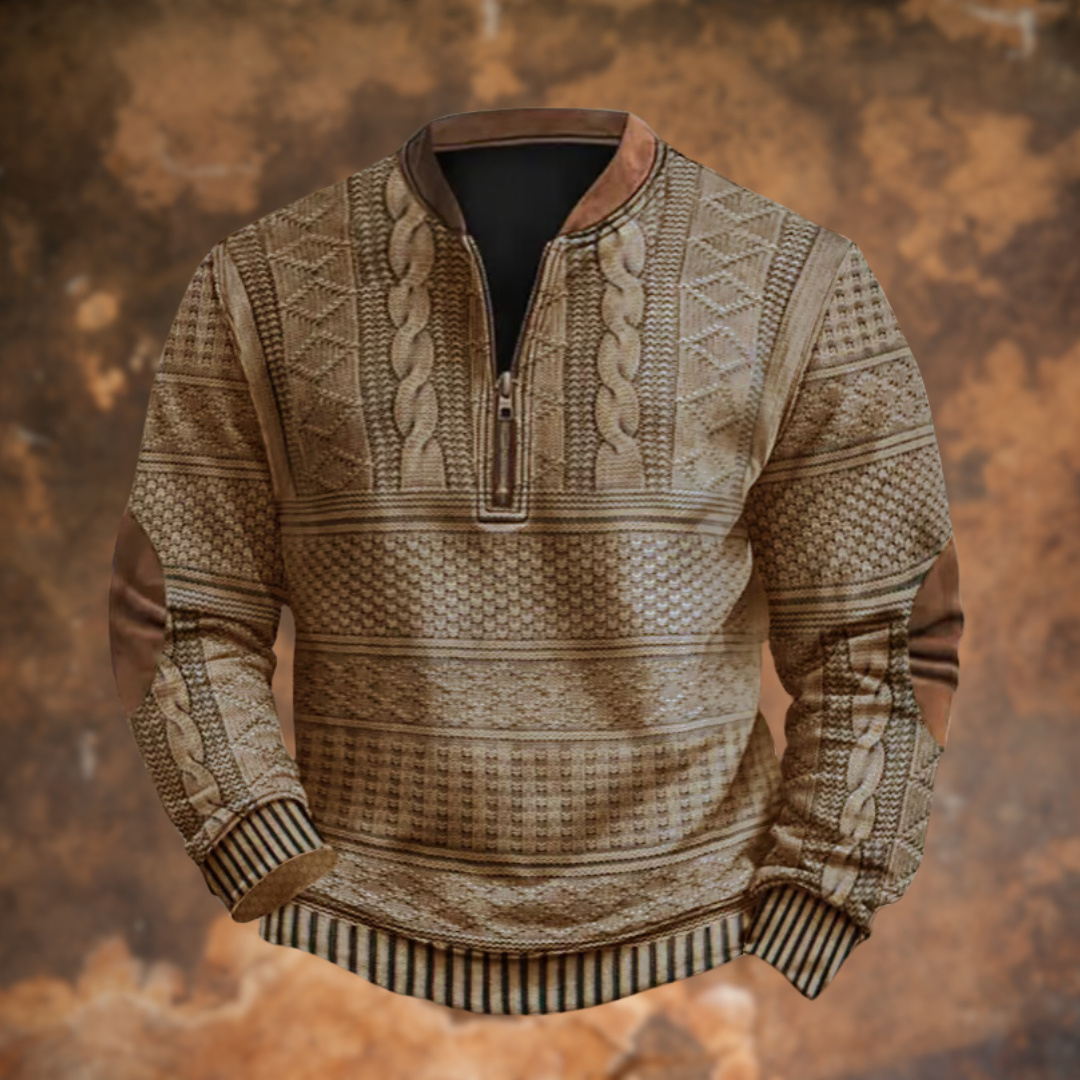 Mane | Men's Sweater | Practical Quarter-Zip & Warm Fit
