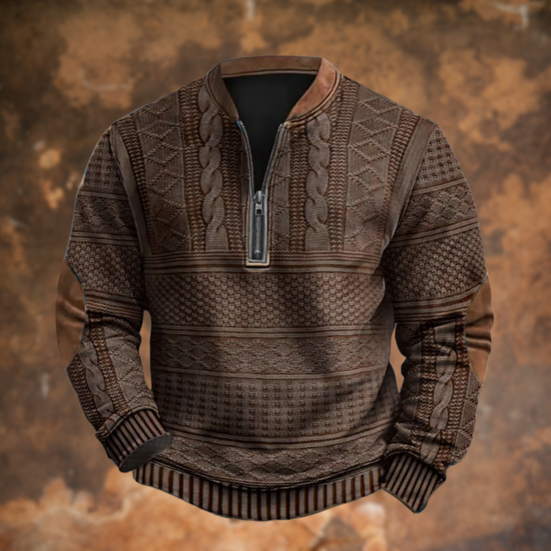 Mane | Men's Sweater | Practical Quarter-Zip & Warm Fit