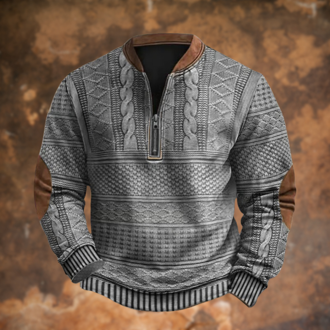 Mane | Men's Sweater | Practical Quarter-Zip & Warm Fit