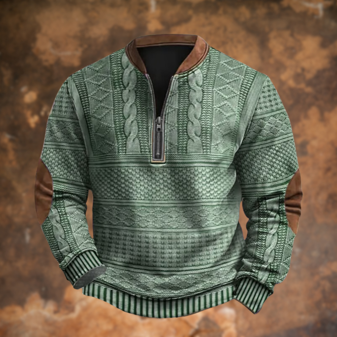 Mane | Men's Sweater | Practical Quarter-Zip & Warm Fit
