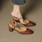 Valery Genuine Leather Pumps 0