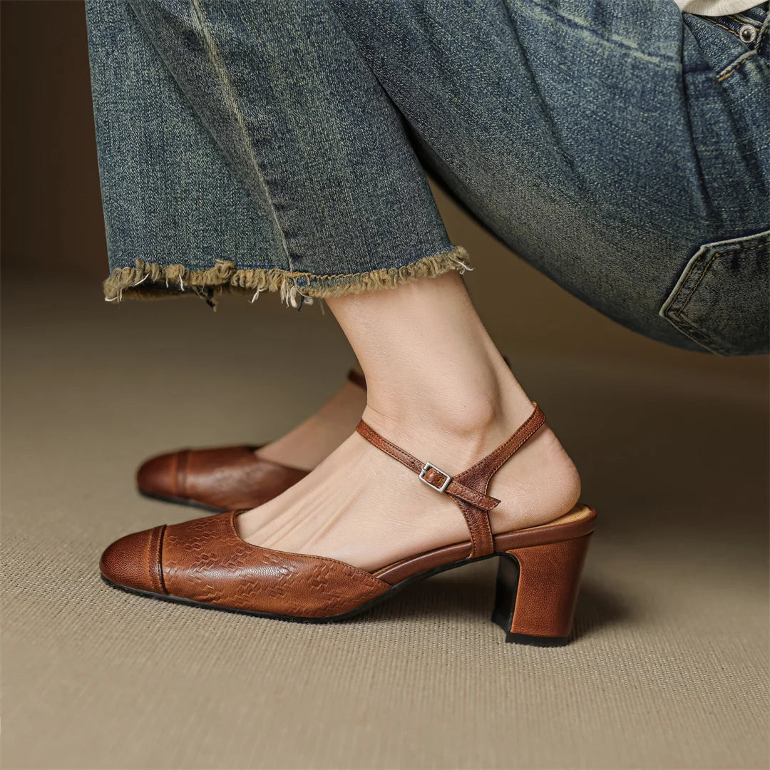 Valery Genuine Leather Pumps 1