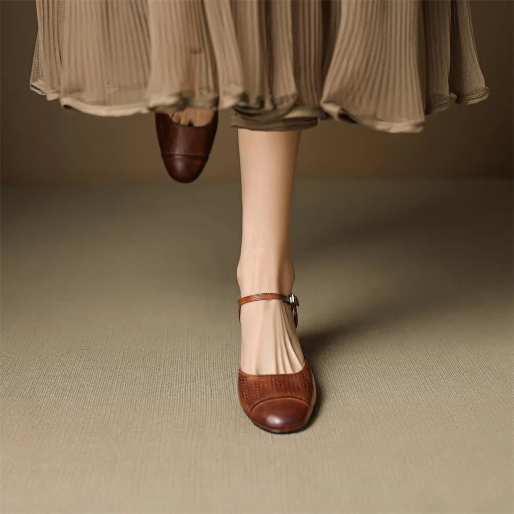 Valery Genuine Leather Pumps 3