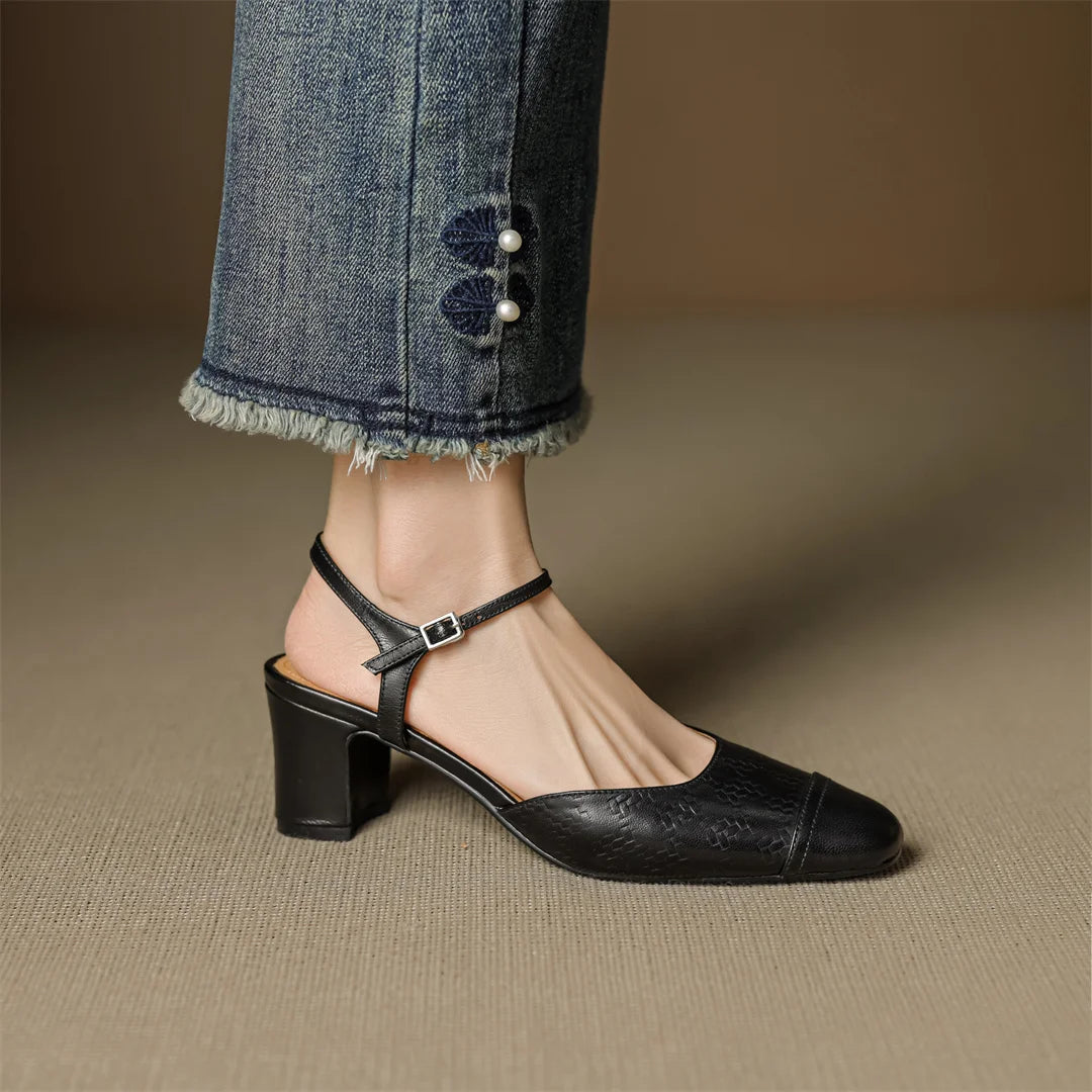Valery Genuine Leather Pumps 9
