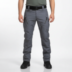 Gabriel Cargo Trousers – Versatile Multi-Pocket Relaxed Fit-Tactical Cargo Pants-Grey-M-Camoufit