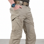 Gabriel Cargo Trousers – Versatile Multi-Pocket Relaxed Fit-Tactical Cargo Pants-Grey-M-Camoufit
