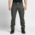 Gabriel Cargo Trousers – Versatile Multi-Pocket Relaxed Fit-Tactical Cargo Pants-Green-M-Camoufit