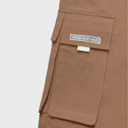 Dorian Men's Slim Leg Cargo Pants – Versatile Multi-Pocket Utility Trousers-Cargo Pants-CAMOUFIT-Khaki-S-Camoufit