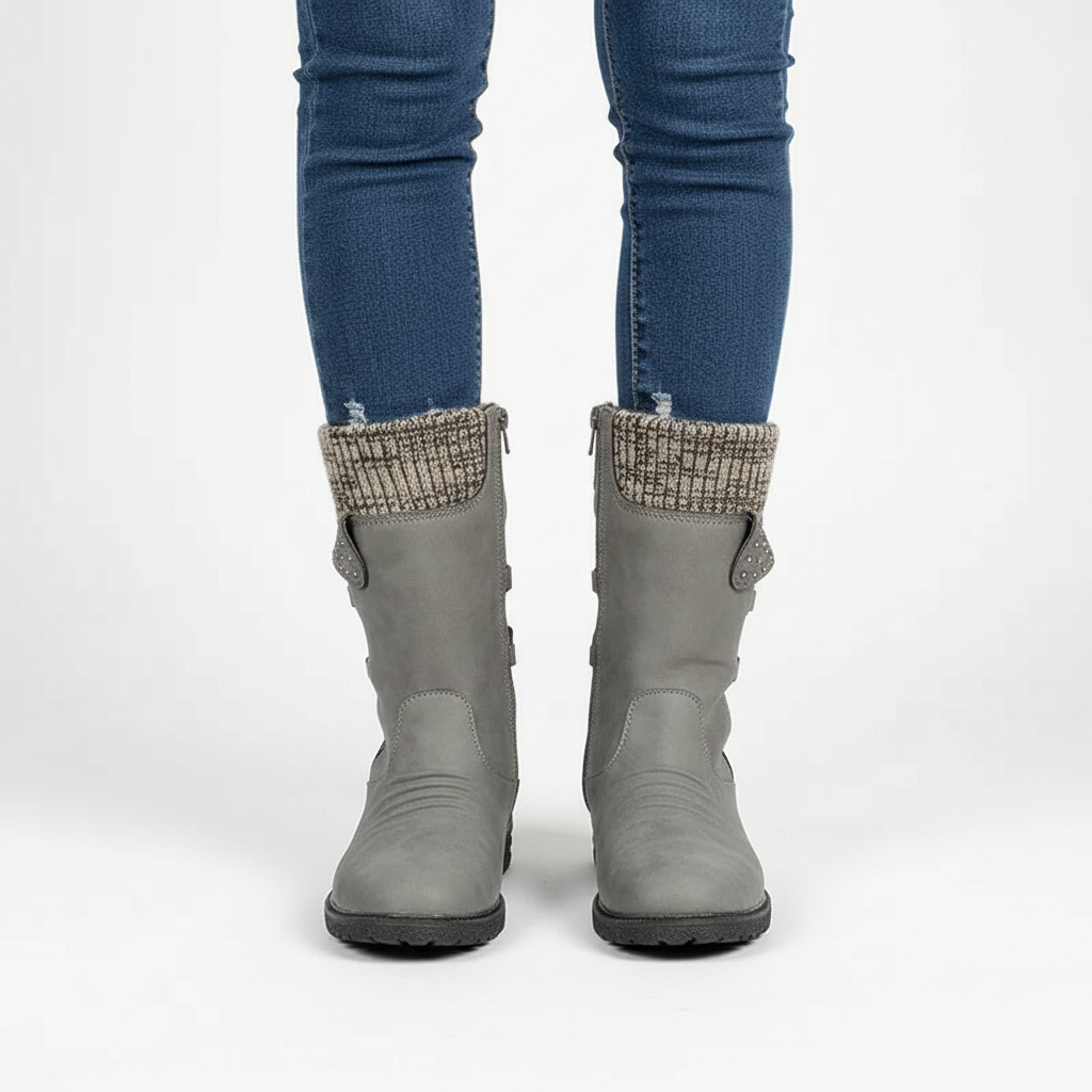 Women's Waterproof Winter Boots – Fleece Lined Snow Boots with Non-Slip Sole, 5 Colors, EU 35–42 – Zahara
