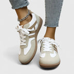 Mireya | Supportive Sneakers for Women - Wide Toe Box Arch Support Cushioned Fit-Women's Sneakers-Beige-3-Camoufit