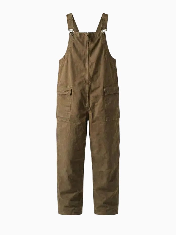 Winston Zipper Overalls-Jumpsuits & Overalls-CAMOUFIT-Brown-S-Camoufit